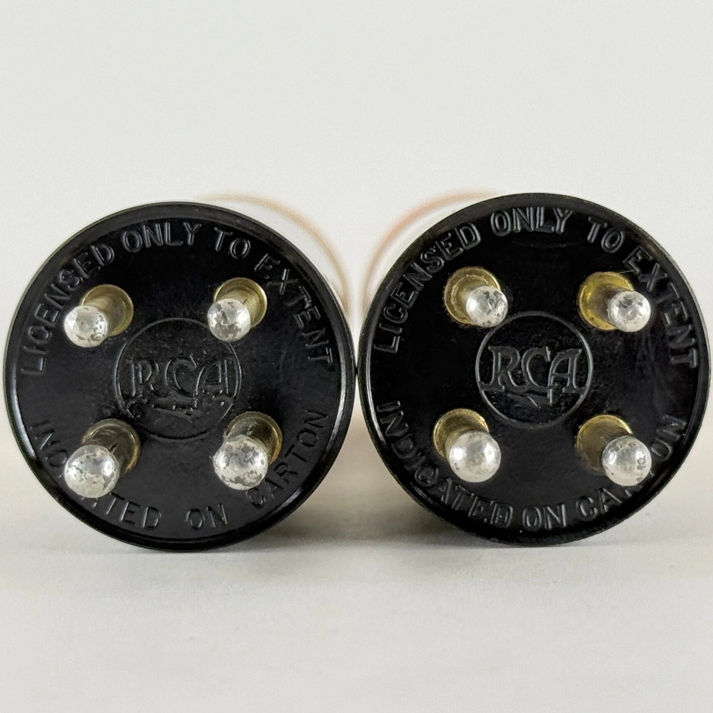 Tested Balanced Matched Pair RCA Radiotron UX-120 Tubes Type 20 UX 120 Tubes (d)