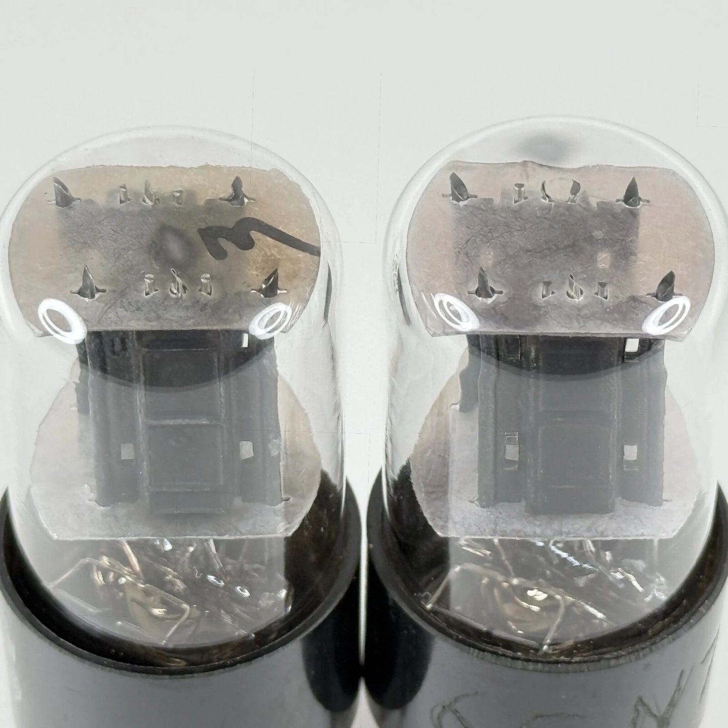 Tested Matched Pair RCA 6SN7GTB Tubes Black Plates Codes LD & KG 6SN7GT
