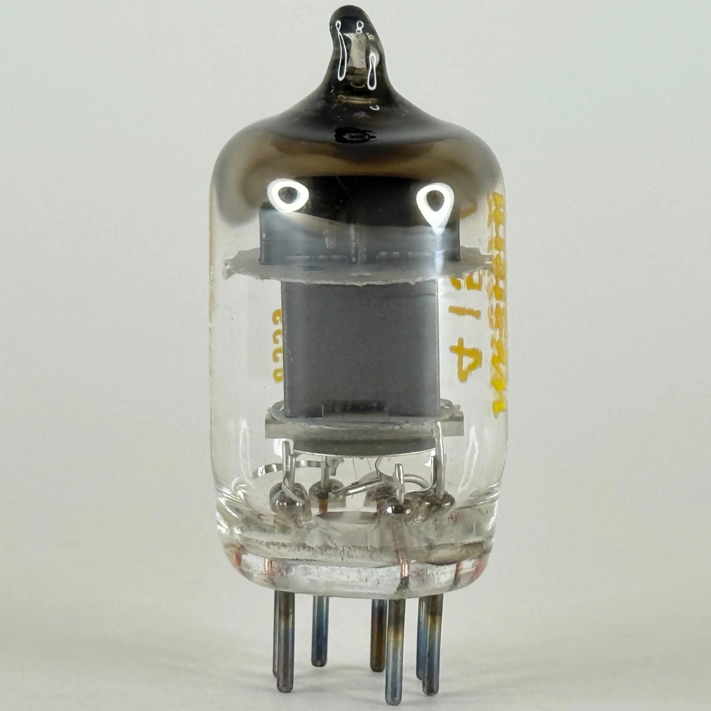 (1) Tested 1965 Western Electric 415A Tube Black Plate Square Getter Code 6539