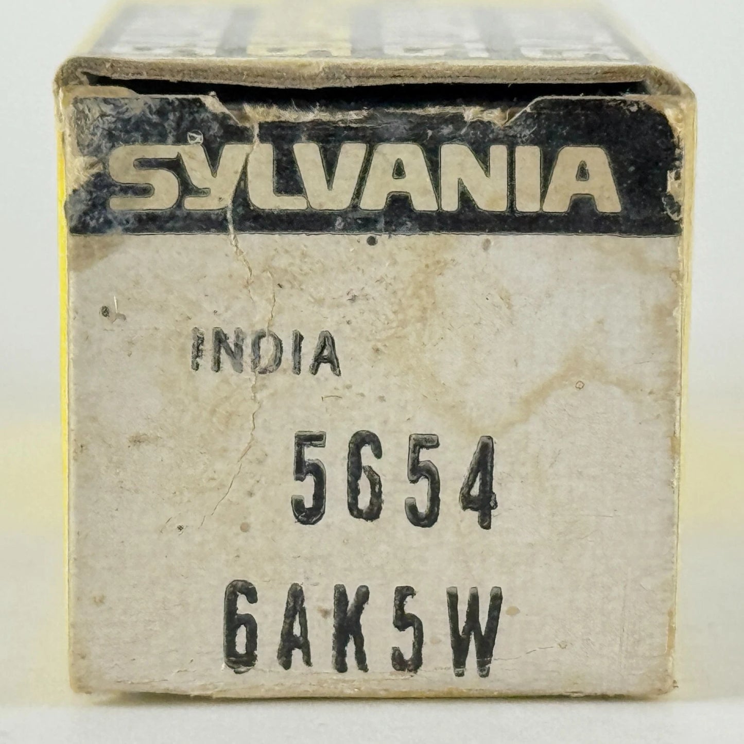 (1) Tested Sylvania 5654 6AK5W Tube with Box Date Code BH Made in India (b)