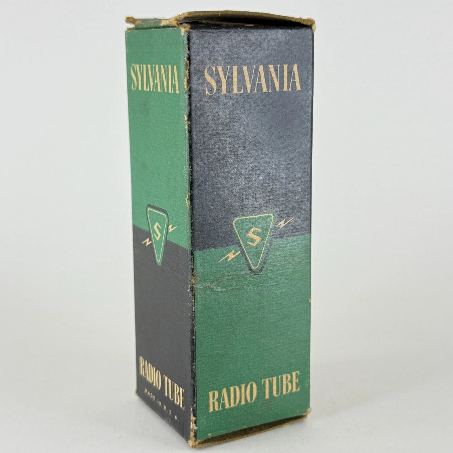 (1) Tested Sylvania 7Q7 Tube with Original Box Pentagrid Converter Loctal Tube