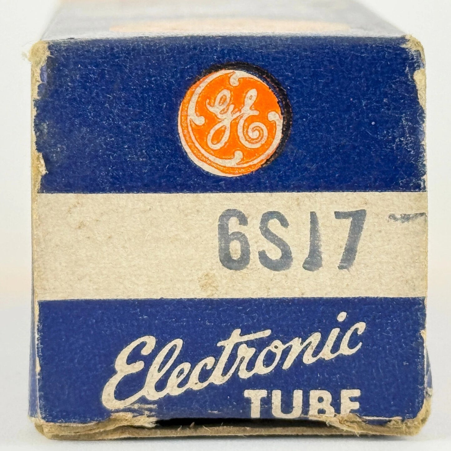 (1) Tested GE 6SJ7 Tube with Box Date Code 4-17 6SJ7 Sharp Cutoff Pentode Tube
