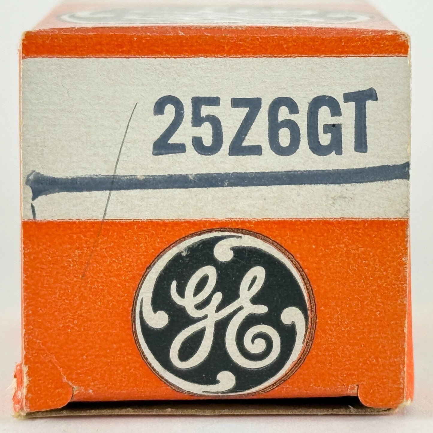 (1) Tested Balanced GE 25Z6GT Tube Red Letter with Box Code 62-26 25Z6 GT Tube