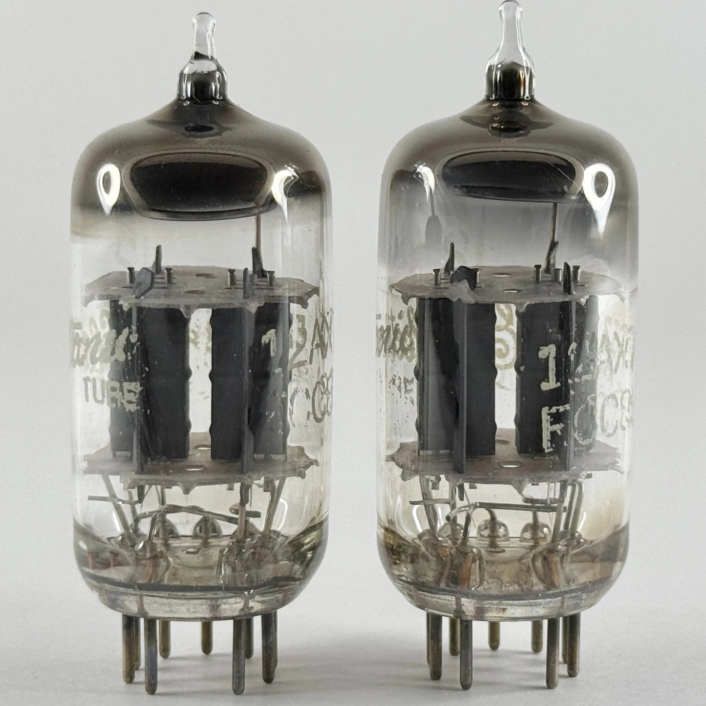 (1) Tested Matched and Balanced Pair GE 12AX7/ECC83 Tubes Code EZ 12AX7 Tubes