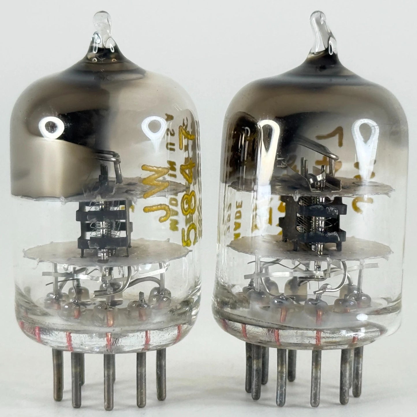Tested Matched Balanced Pair 1947 Western Electric JW 5847 Tubes Codes 713 & 752