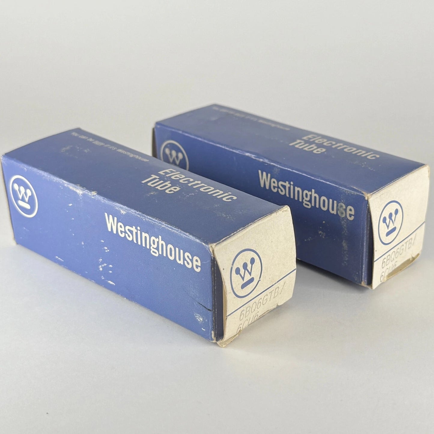 Matched Westinghouse 6BQ6GTB/6CU6 Tubes with Boxes Date Code 70-48 6CU6 6BQ6 GTB