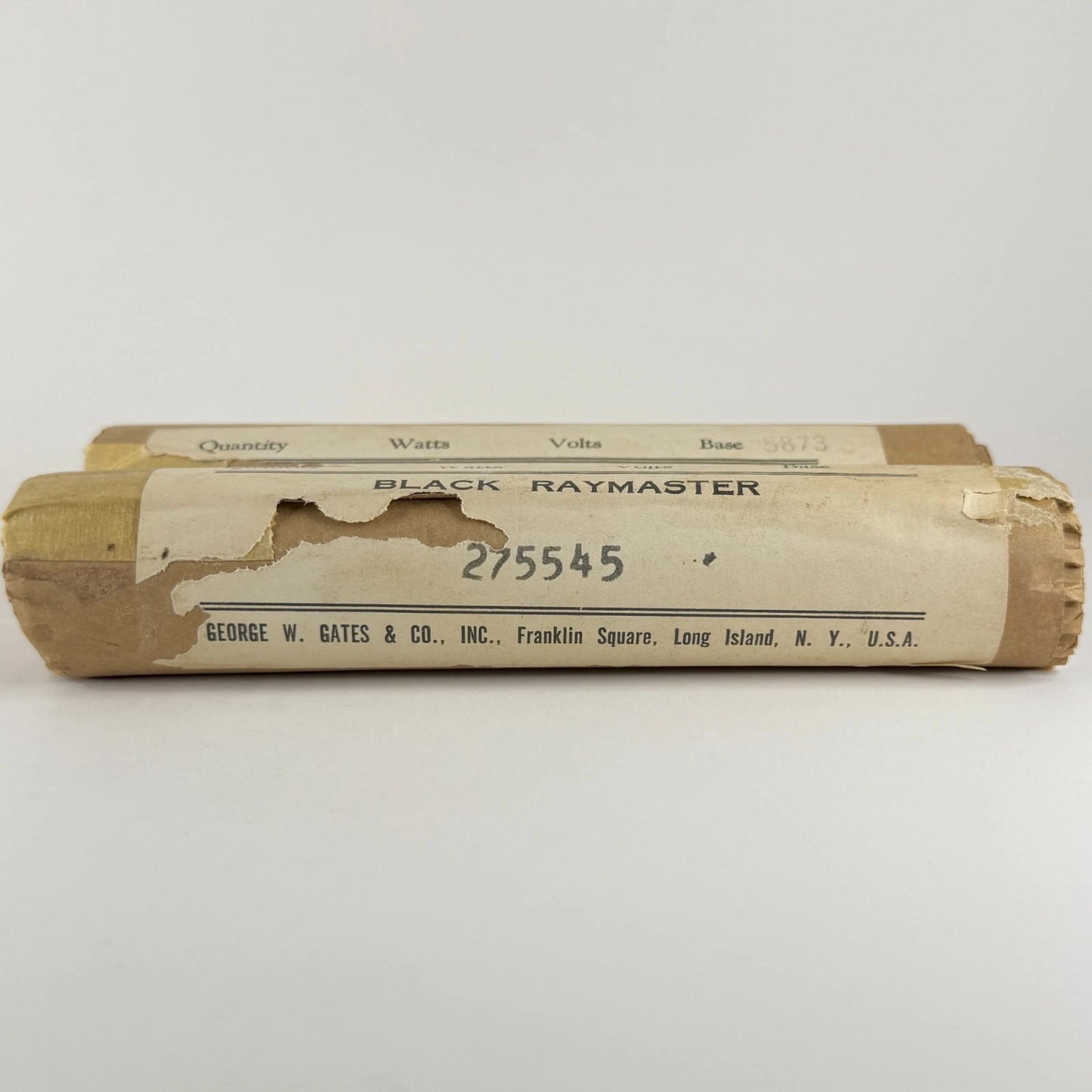 Antique Vintage Black Raymaster 275545 UV Bulbs Lamps 5873 George Gates & Co