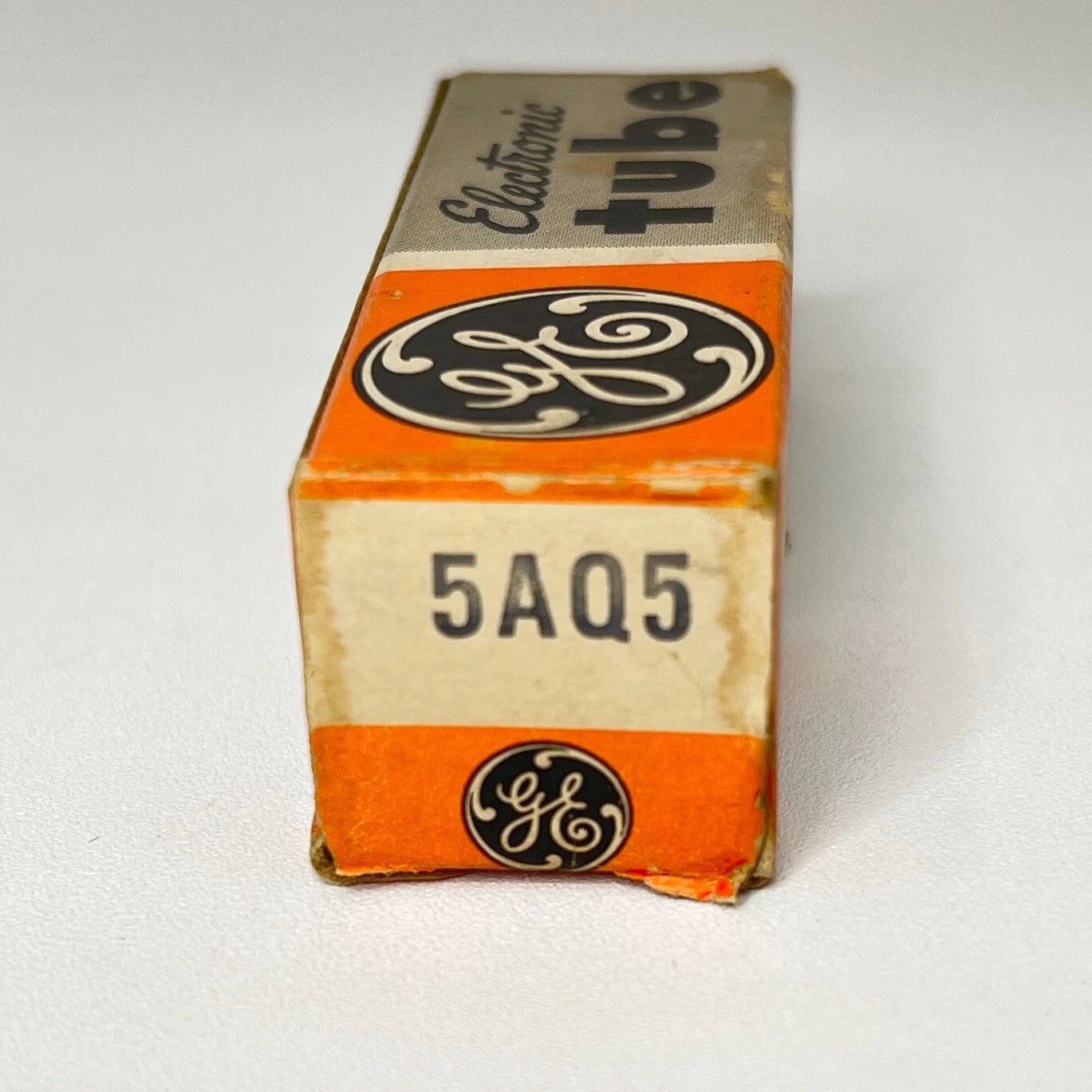 (1) Tested GE 5AQ5 Tube with Box Date Code LH General Electric 5AQ5 Vacuum Tube