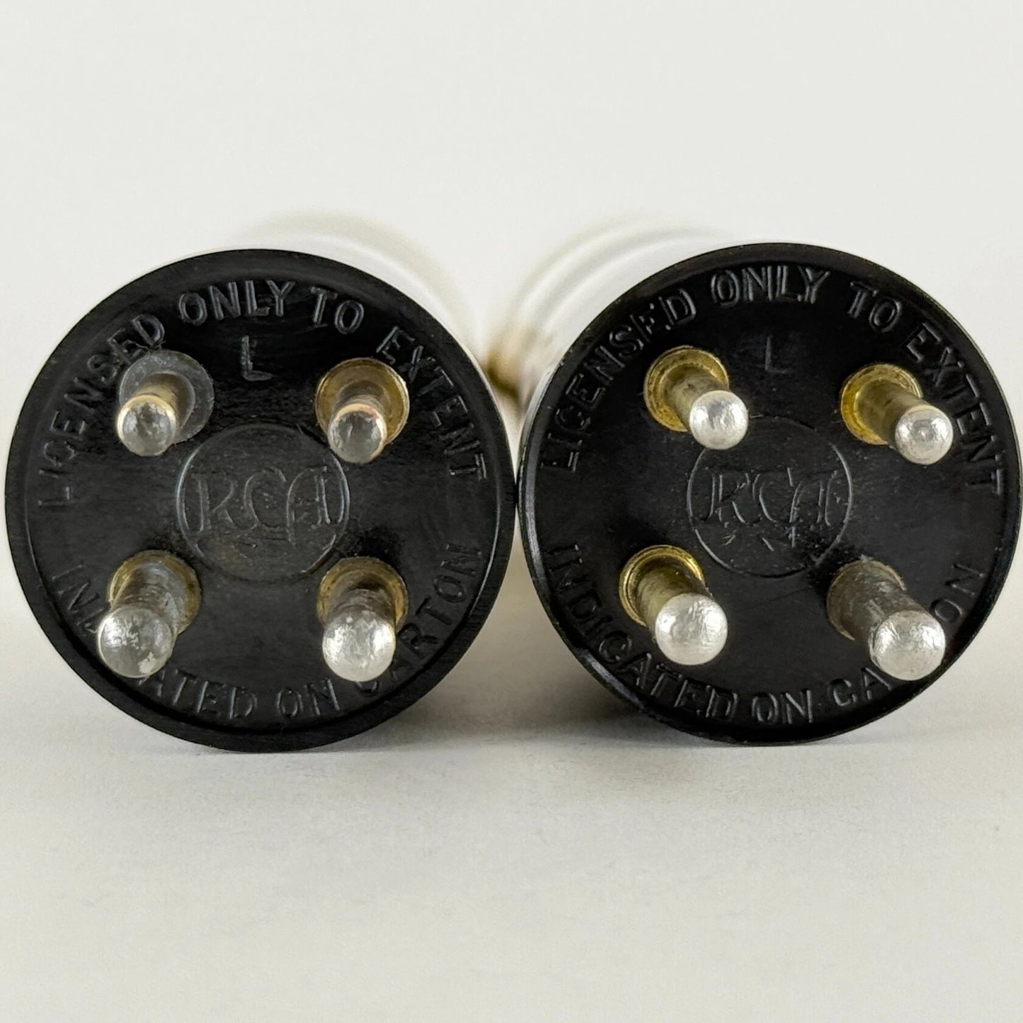 Tested Balanced Matched Pair RCA Radiotron UX-120 Tubes Type 20 UX 120 Tubes (e)