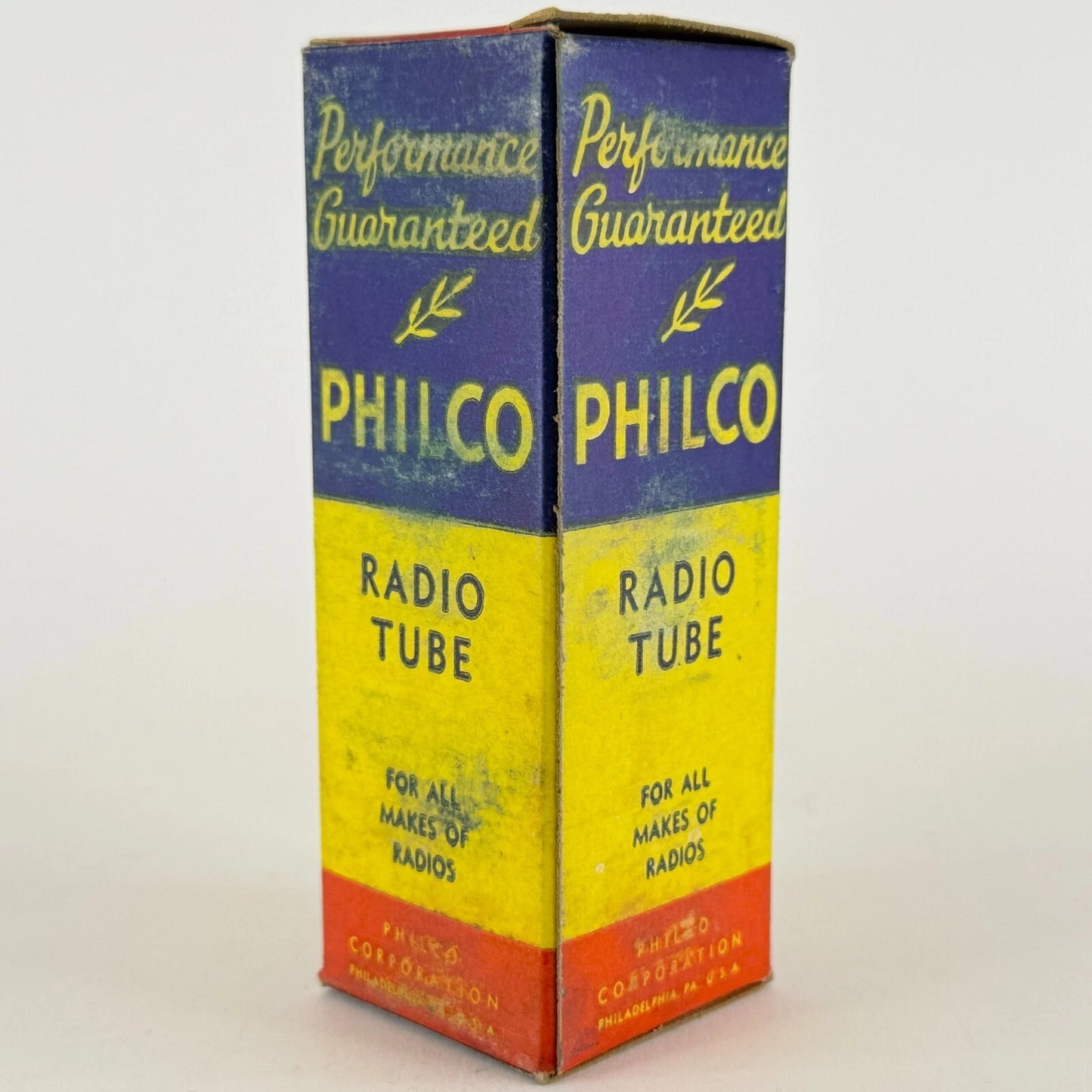 (1) Tested Philco 7AD7 Tube with Box Date Code U3 Power Pentode Loktal Tube
