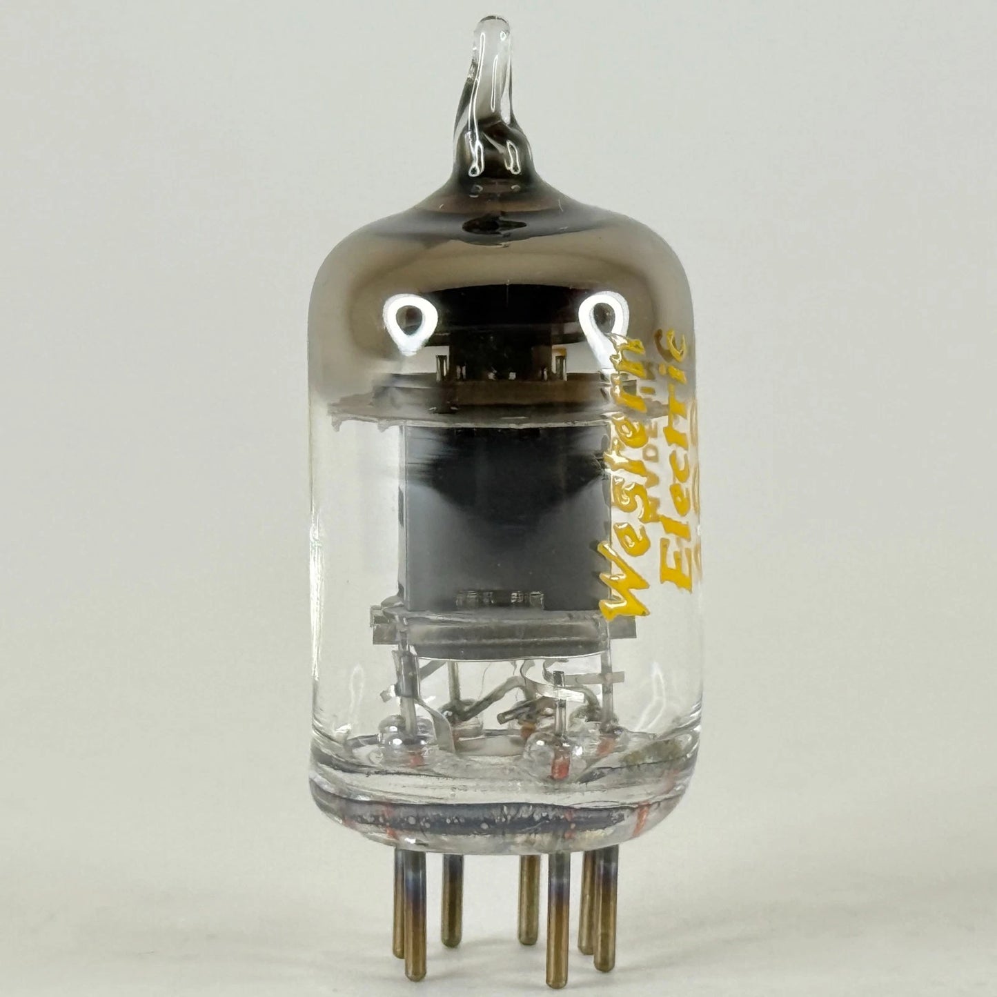 (1) Tested 1967 Western Electric 408A Tube Black Plates Square Getter Code 6739
