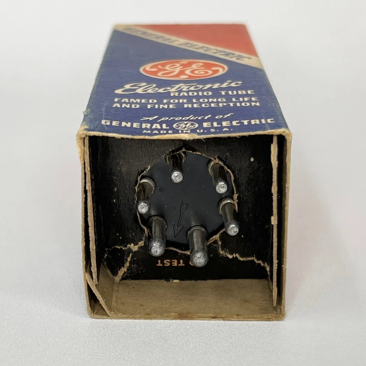 (1) Tested GE 1C6 Tube Date Code 735 General Electric 1C6 Tube with Original Box