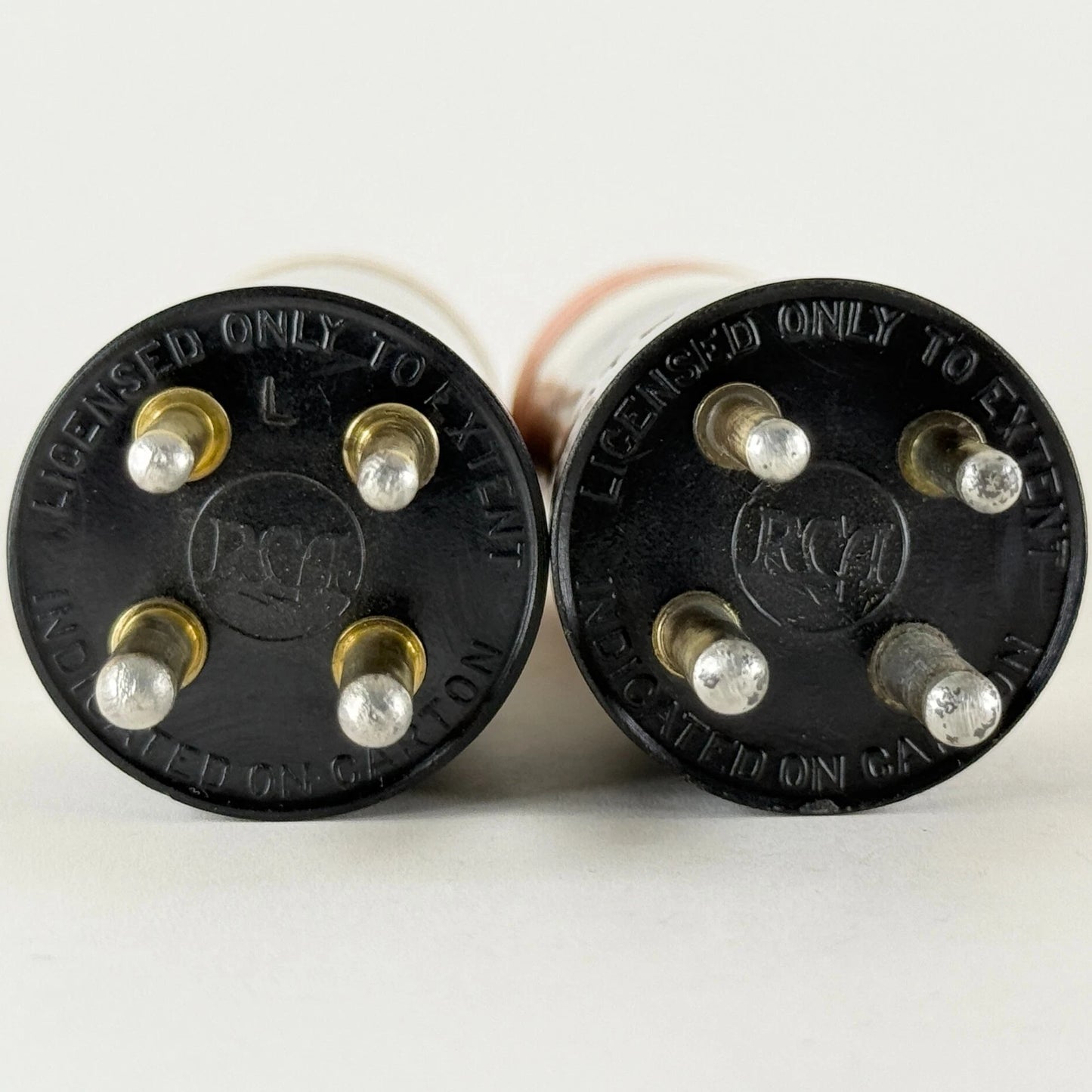 Tested Balanced Matched Pair RCA Radiotron UX-120 Tubes Type 20 UX 120 Tubes (f)