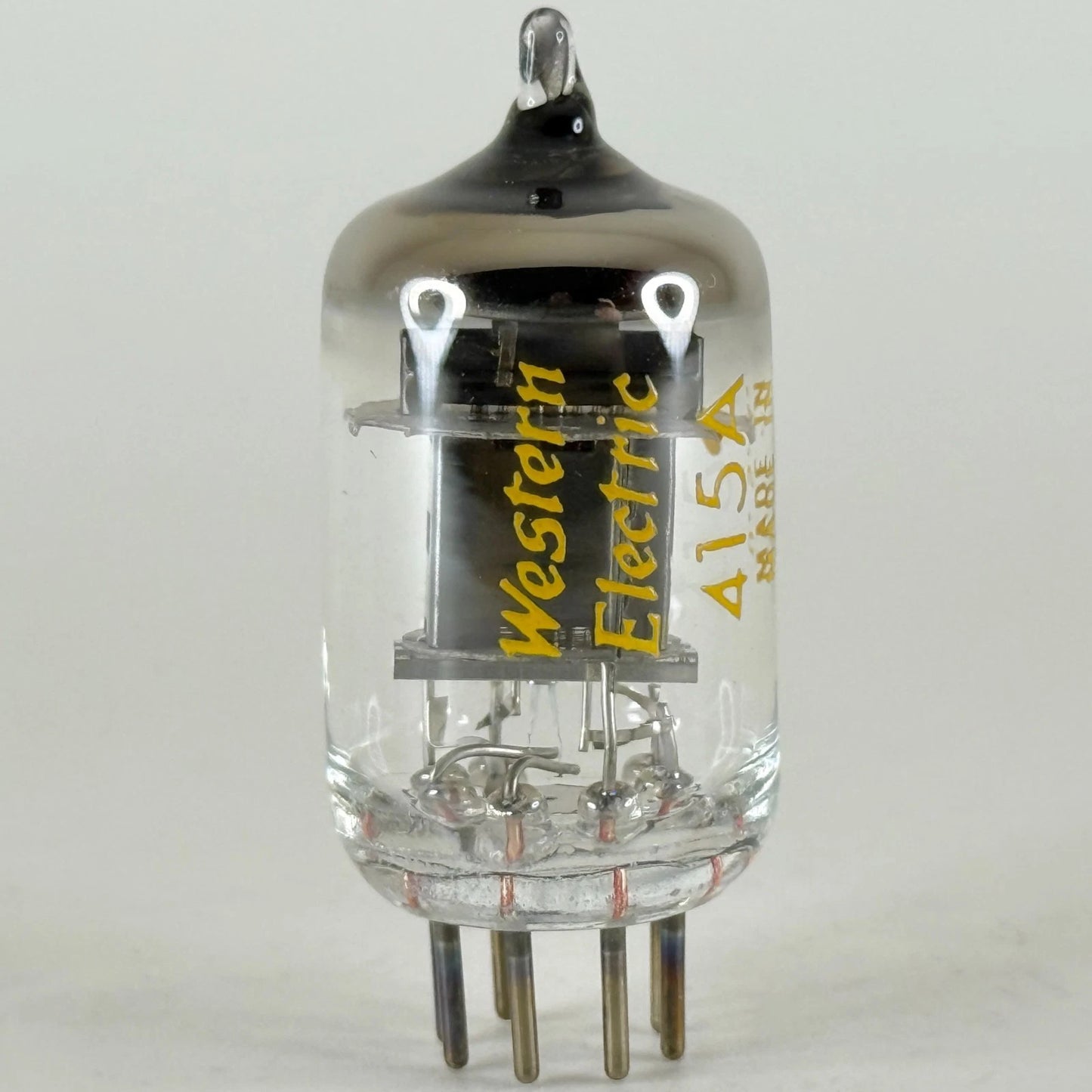 (1) Tested 1971 Western Electric 415A Tube Black Plate O Ring Getter Code 7152