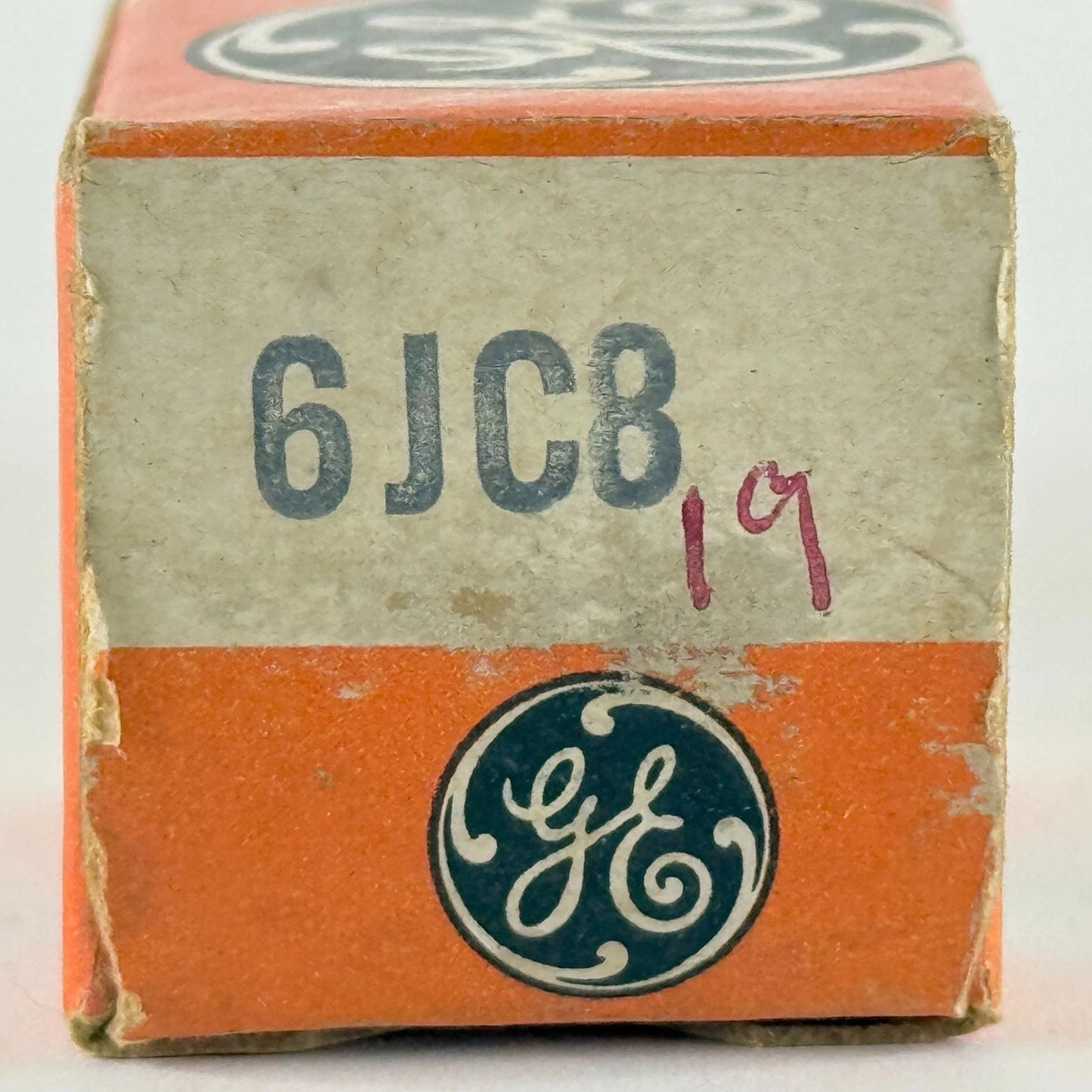 (1) Tested Very Strong GE 6JC8 Tube with Box Date Code CV Triode Pentode Tube