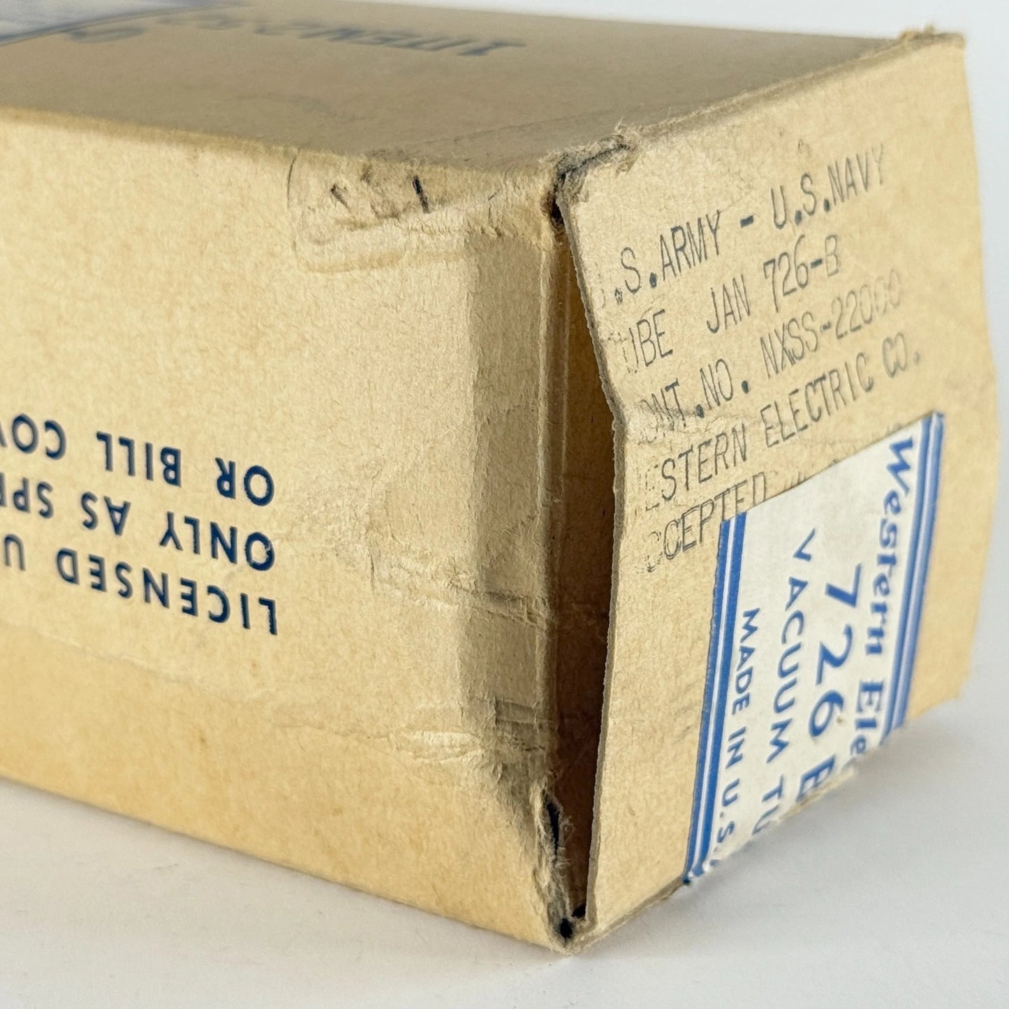 Lot of (3) 1943 Western Electric 726B Tubes and Boxes Tuned Oscillator Tubes