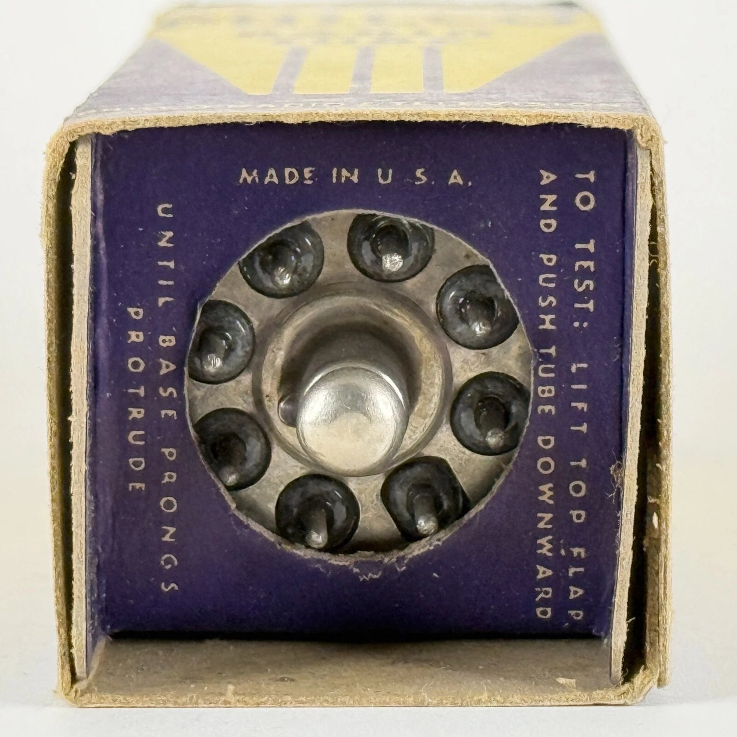 (1) Tested Philco 7AG7 Tube with Box Date Code 07 Loktal Tube Loctal Tube