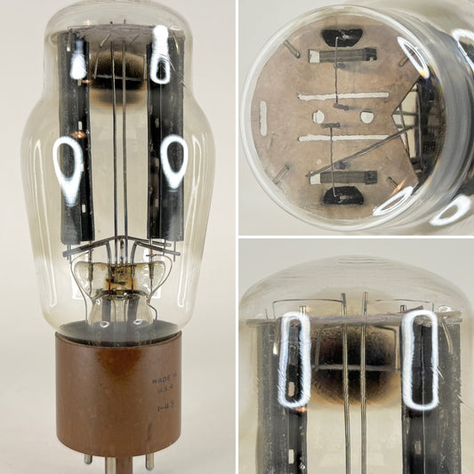(1) Tested RCA 5R4GY Tube Rare Top Side Getter with Pac Man Mica Code 1-43 (a)