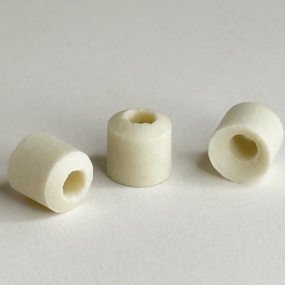 Lot of (75) Ceramic Insulator Beads High Temp Wire Insulation 3/16" (4.76 mm) OD