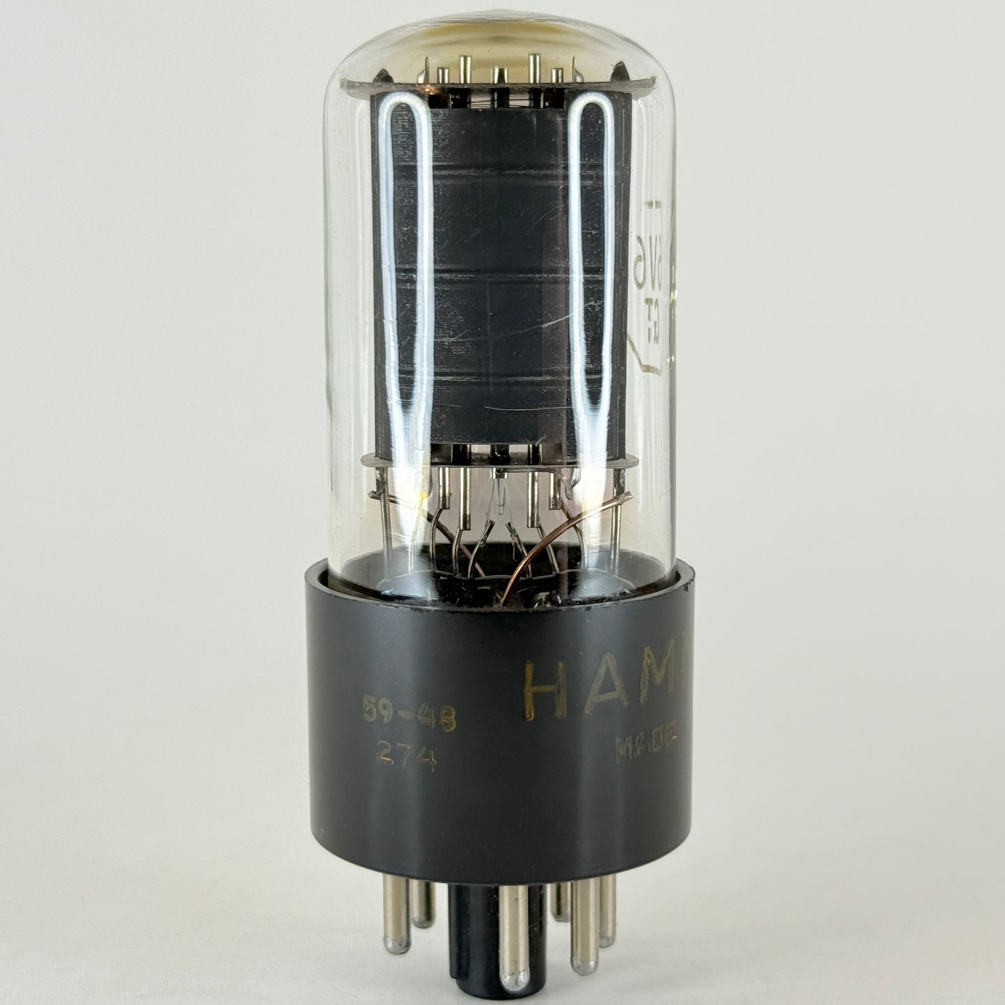 (1) Tested Hammond 6V6GT Tube Date Code 59-48 RCA EIA 6V6 GT Beam Power Tube