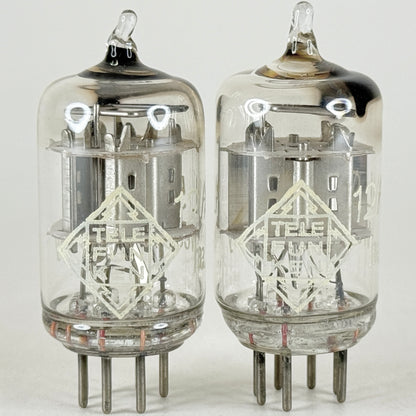 Tested Matched Pair Telefunken 12AL5 Tubes Codes ha. Double Diode Tubes (b)