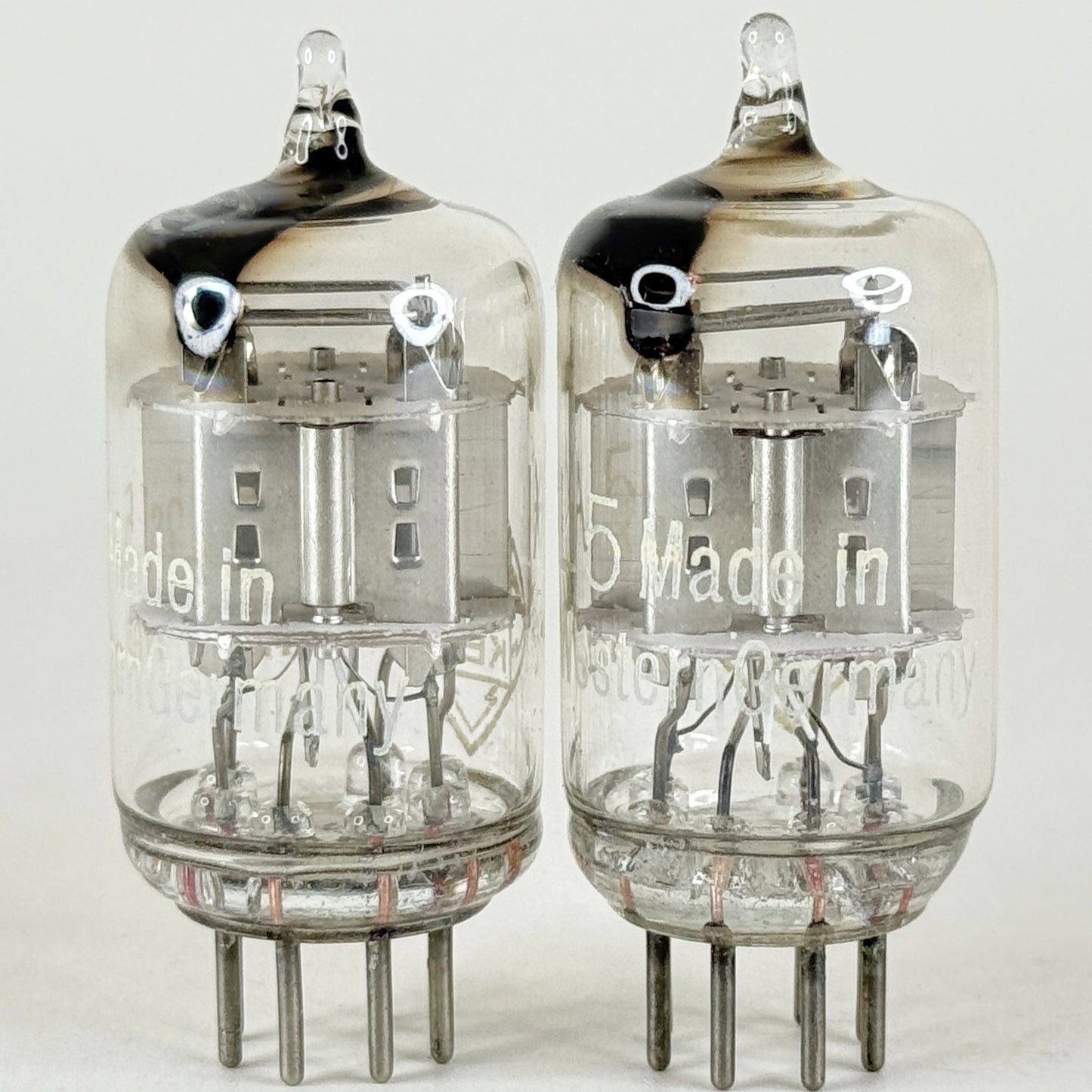 Tested Matched Pair Telefunken 12AL5 Tubes Codes ha. Double Diode Tubes (b)