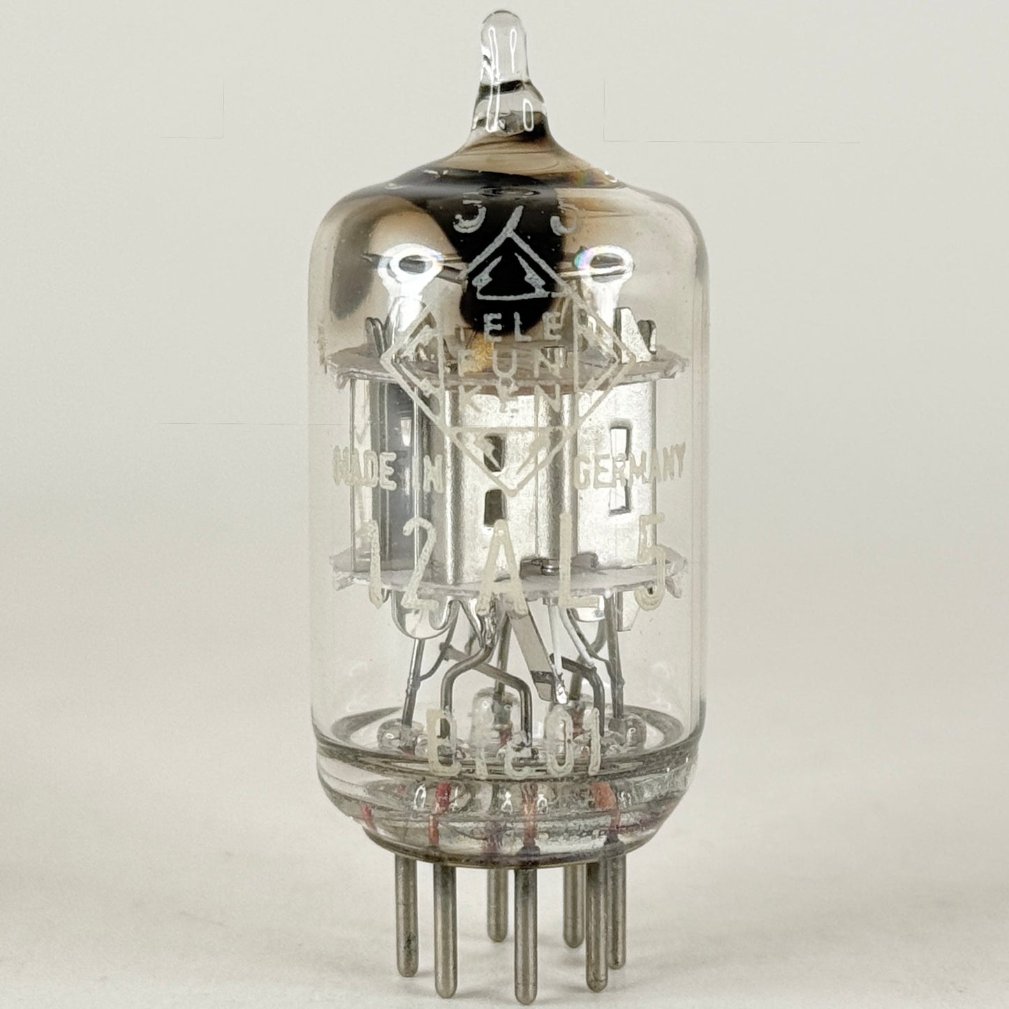 (1) Tested Telefunken 12AL5 Tube Code Bfe01 West Germany Double Diode Tube