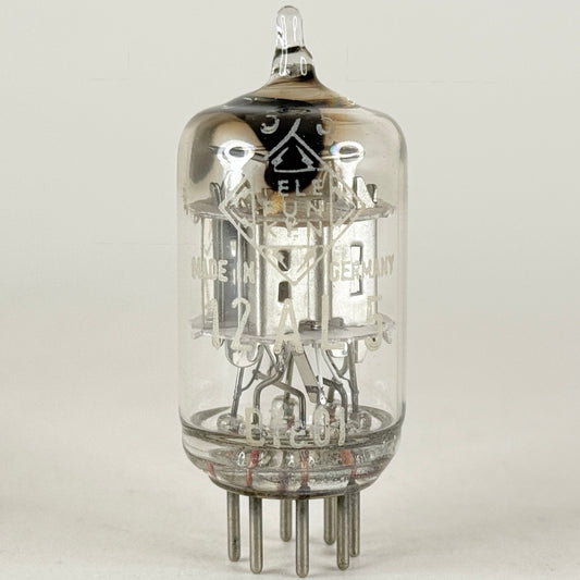 (1) Tested Telefunken 12AL5 Tube Code Bfe01 West Germany Double Diode Tube