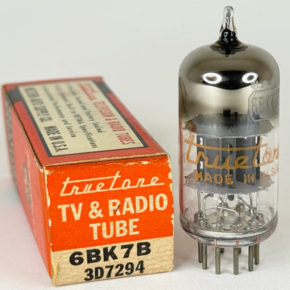 (1) Tested Truetone 6BK7B Tube with Box Date Code 6213 6BK7 B Twin Triode (b)
