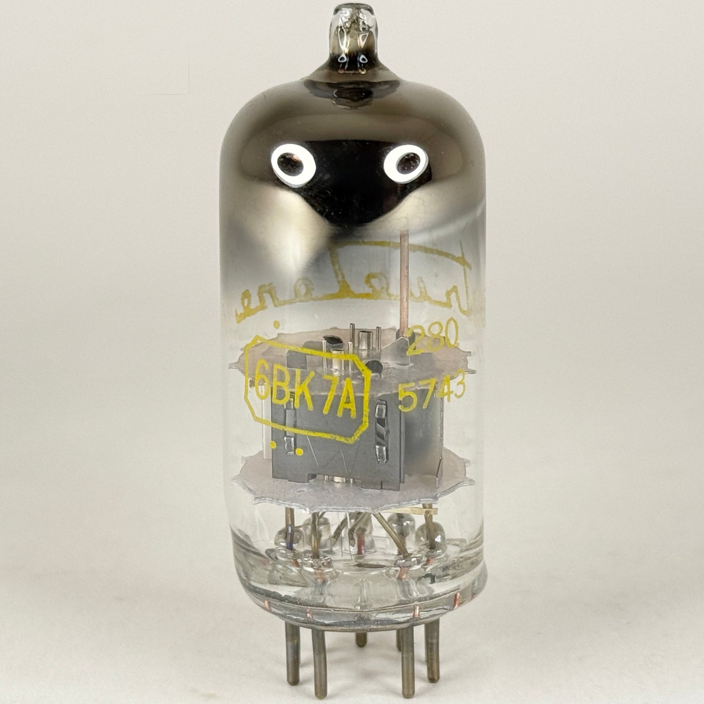 (1) Tested Truetone 6BK7A Tube with Box Code 5743 6BK7 A Twin Triode Tube