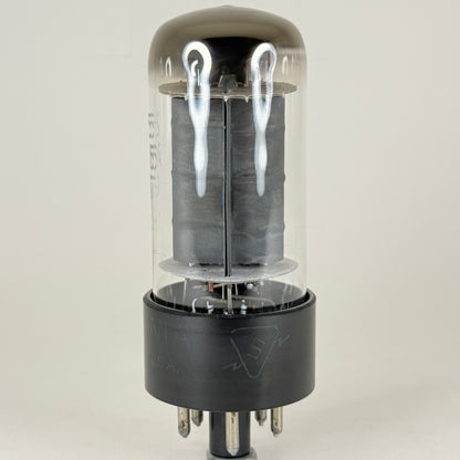 (1) Tested Strong Sylvania 25AV5GT Tube Gray Plates Halo Getter Beam Pentode (c)