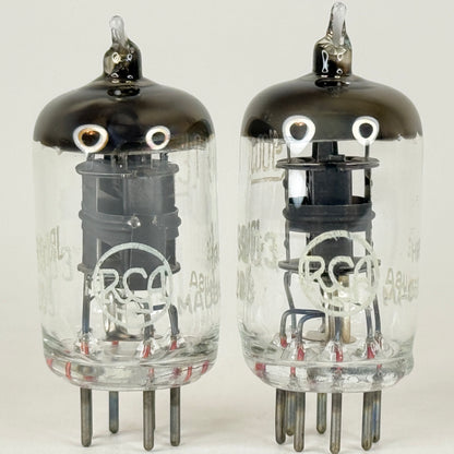 Tested Matched Pair 1944 RCA JRC 9003 Tubes VT-203 and Boxes Codes H3E (a)