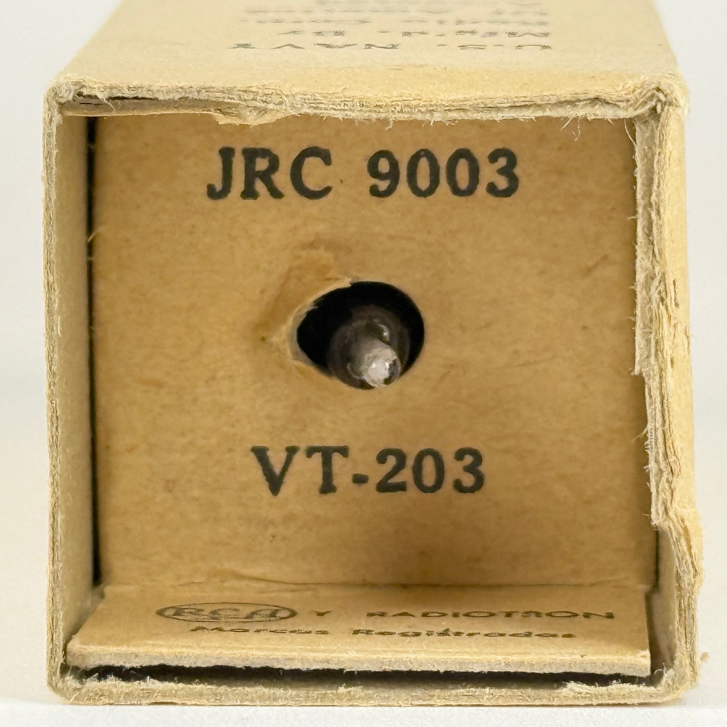 (1) Tested 1944 RCA JRC 9003 Tube VT-203 with Box Date Code H3E Pentode Tube (b)