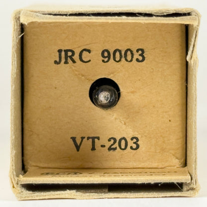 (1) Tested 1944 RCA JRC 9003 Tube Military VT-203 with Box Code H3E Pentode (d)