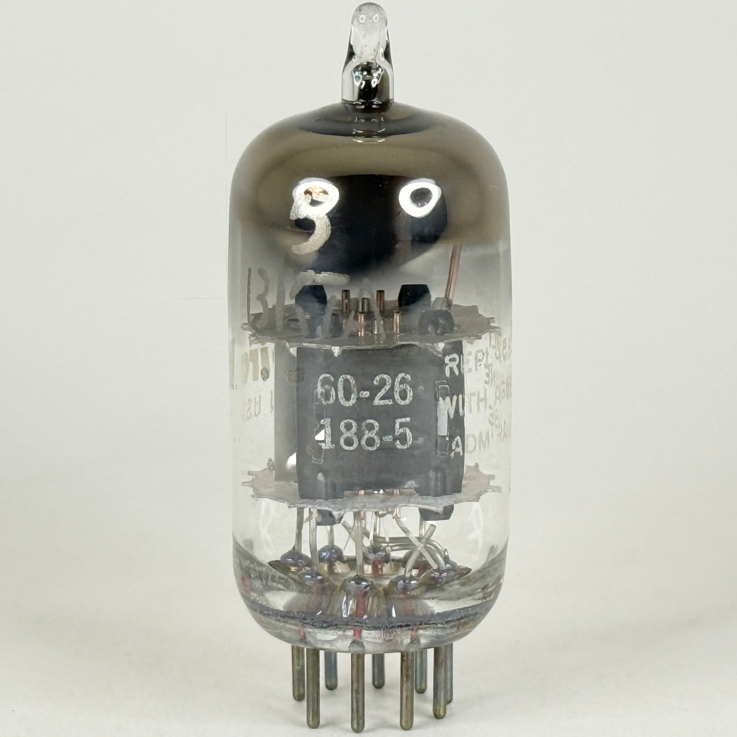 (1) Tested Admiral 5BK7A Tube Date Code 60-26 GE EIA 5BK7 A Dual Triode Tube (a)