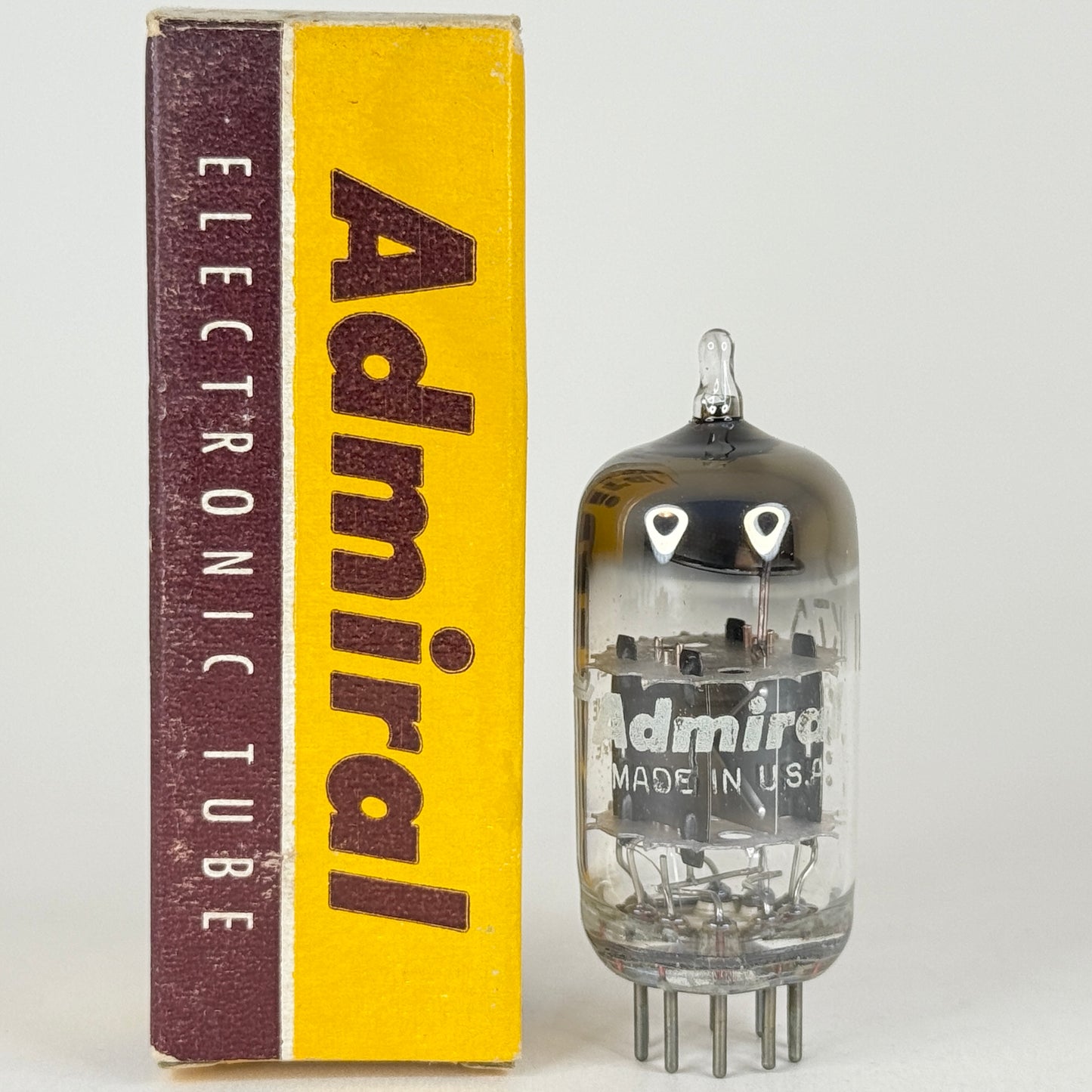 (1) Tested Admiral 5BK7A Tube with Box Code 60-26 GE EIA 5BK7 A Dual Triode (c)