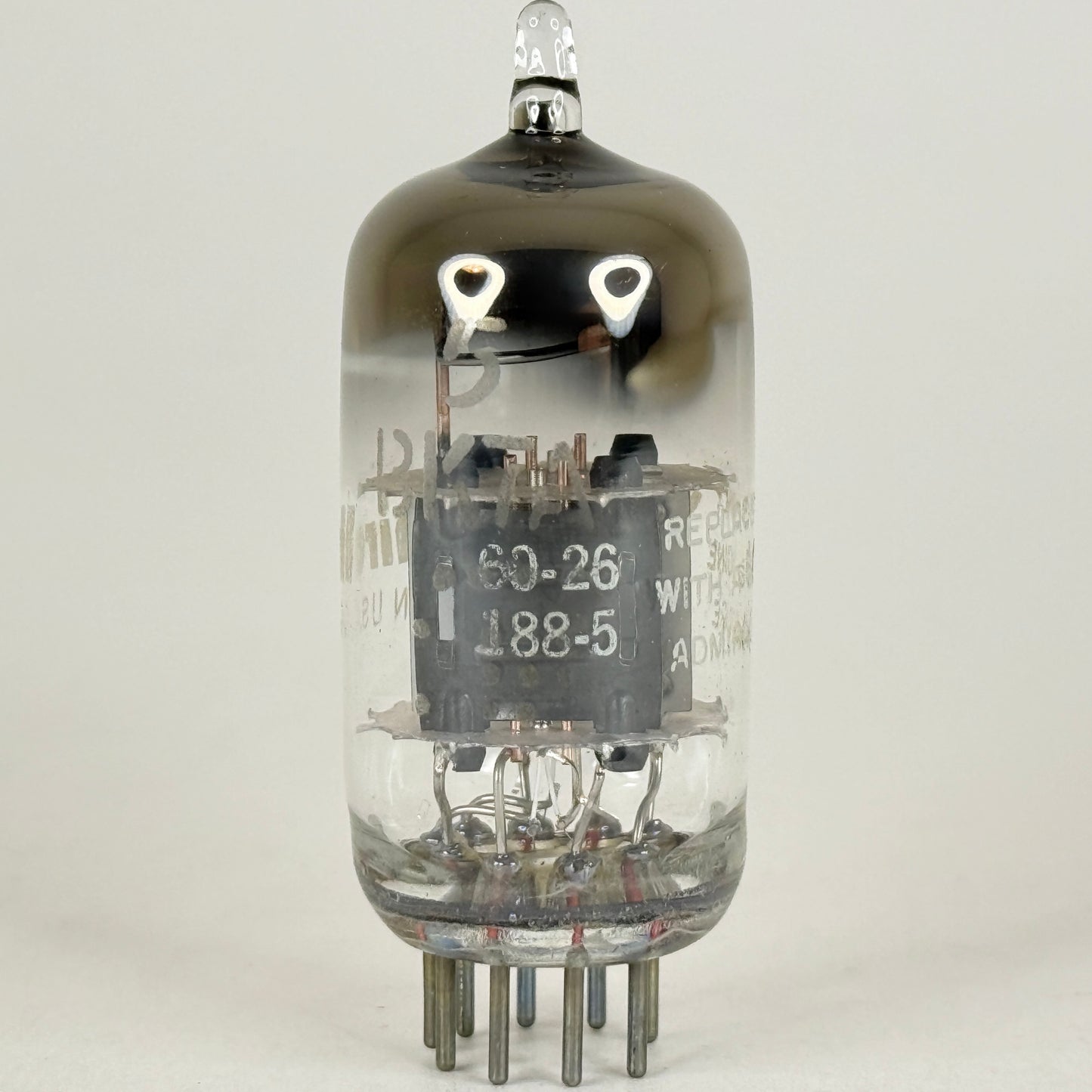 (1) Tested Admiral 5BK7A Tube with Box Code 60-26 GE EIA 5BK7 A Dual Triode (c)