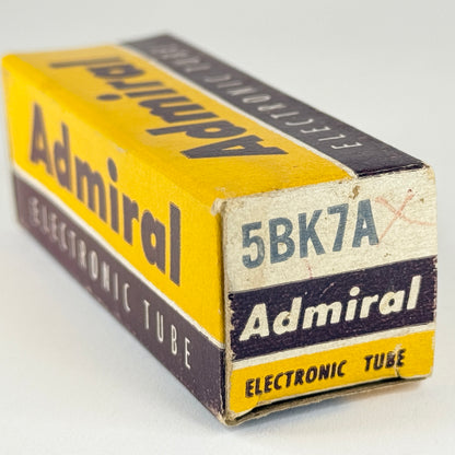 (1) Tested Admiral 5BK7A Tube with Box Code 60-26 GE EIA 5BK7 A Dual Triode (c)