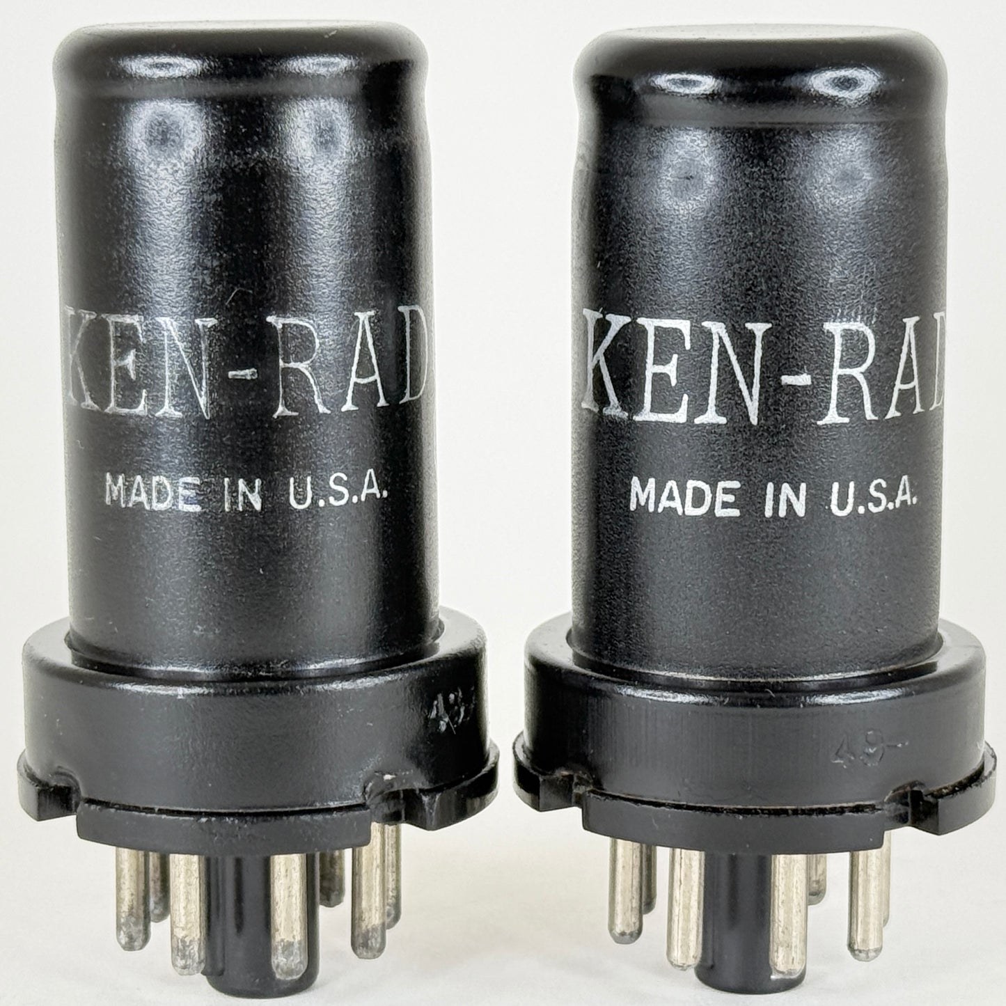 Tested Matched Pair Ken Rad 6SK7 Tubes Date Codes L3 VT-117 Pentode Tubes (b)