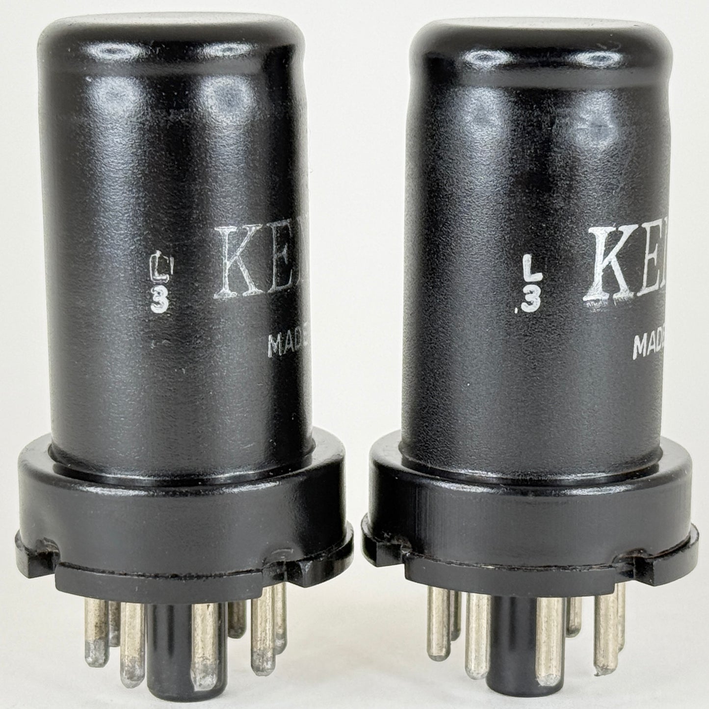 Tested Matched Pair Ken Rad 6SK7 Tubes Date Codes L3 VT-117 Pentode Tubes (b)