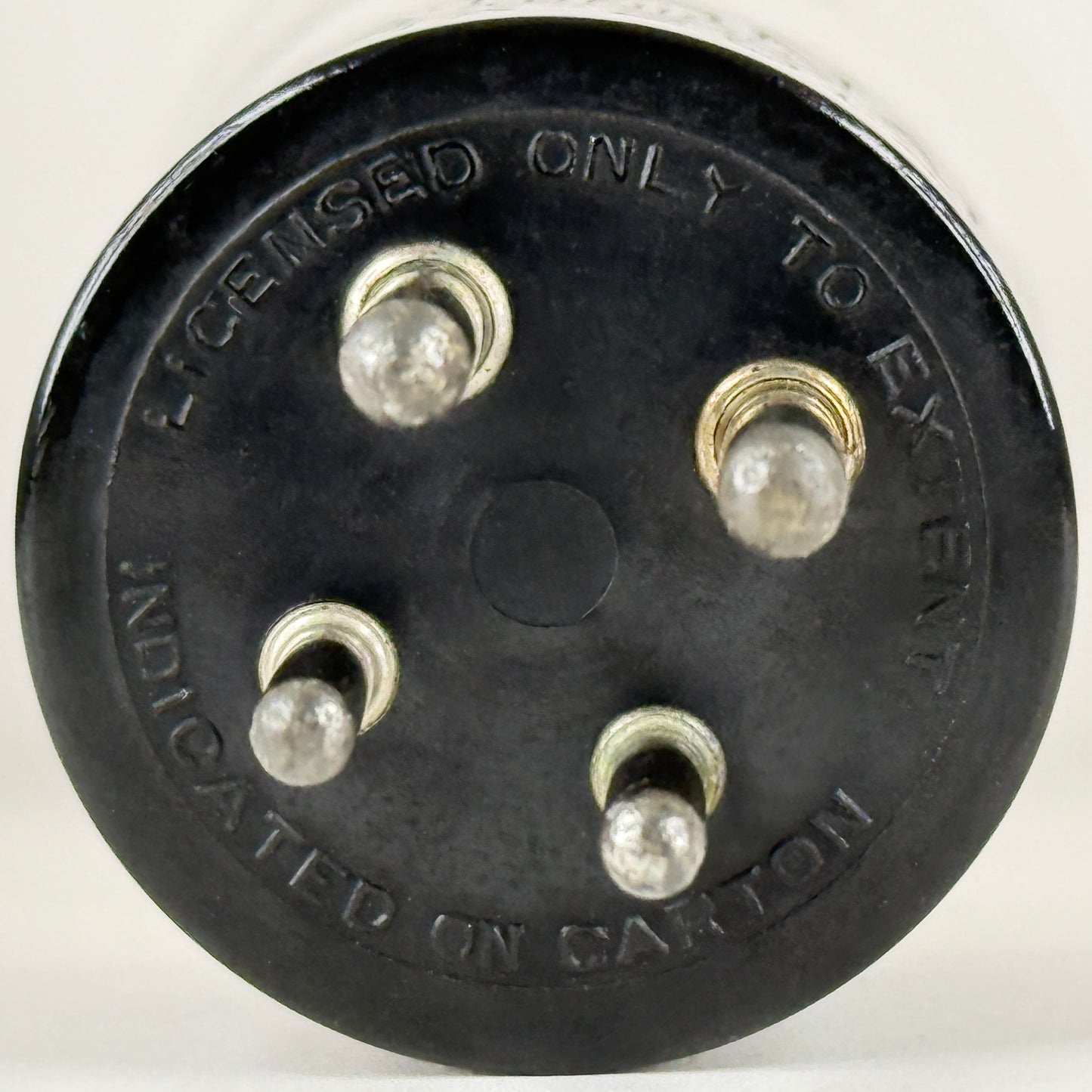 (1) Tested National Union NX 201A Tube Type 01A Tube Engraved Base Globe Tube