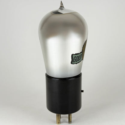 (1) Tested Gold Seal 201-A Tube Tipped Glass Globe 01A Tube with Brass Pins
