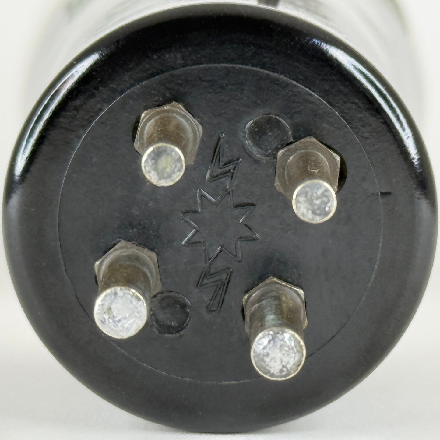 (1) Tested Gold Seal 201-A Tube Tipped Glass Globe 01A Tube with Brass Pins