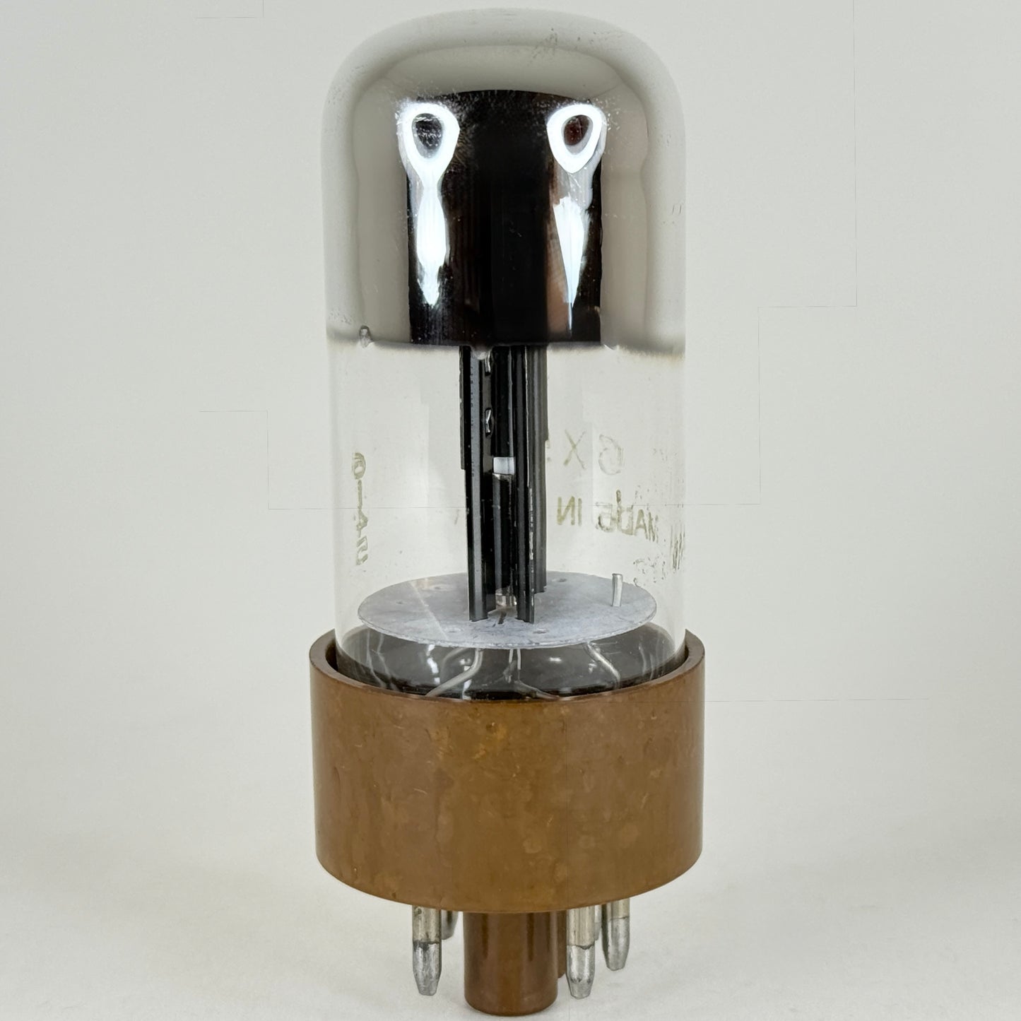 (1) Tested Sylvania JAN CHS 6X5WGT Tube Code 6145 Mil Spec 6X5 GT Rectifier Tube