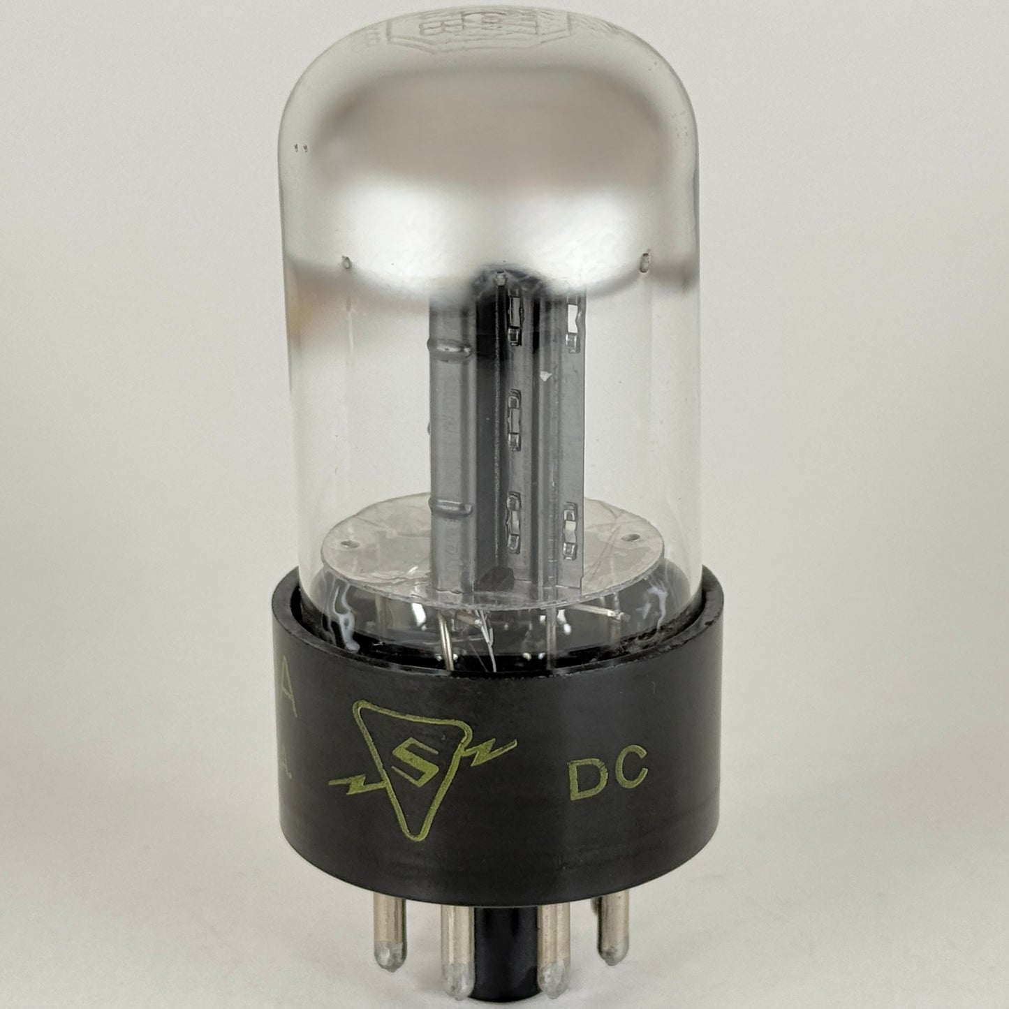 (1) Tested Balanced Sylvania 6SN7GTB Tube Chrome Dome Black Plate Code DC 6SN7GT