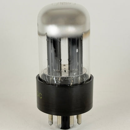 (1) Tested Balanced Sylvania 6SN7GTB Tube Chrome Dome Black Plate Code DC 6SN7GT