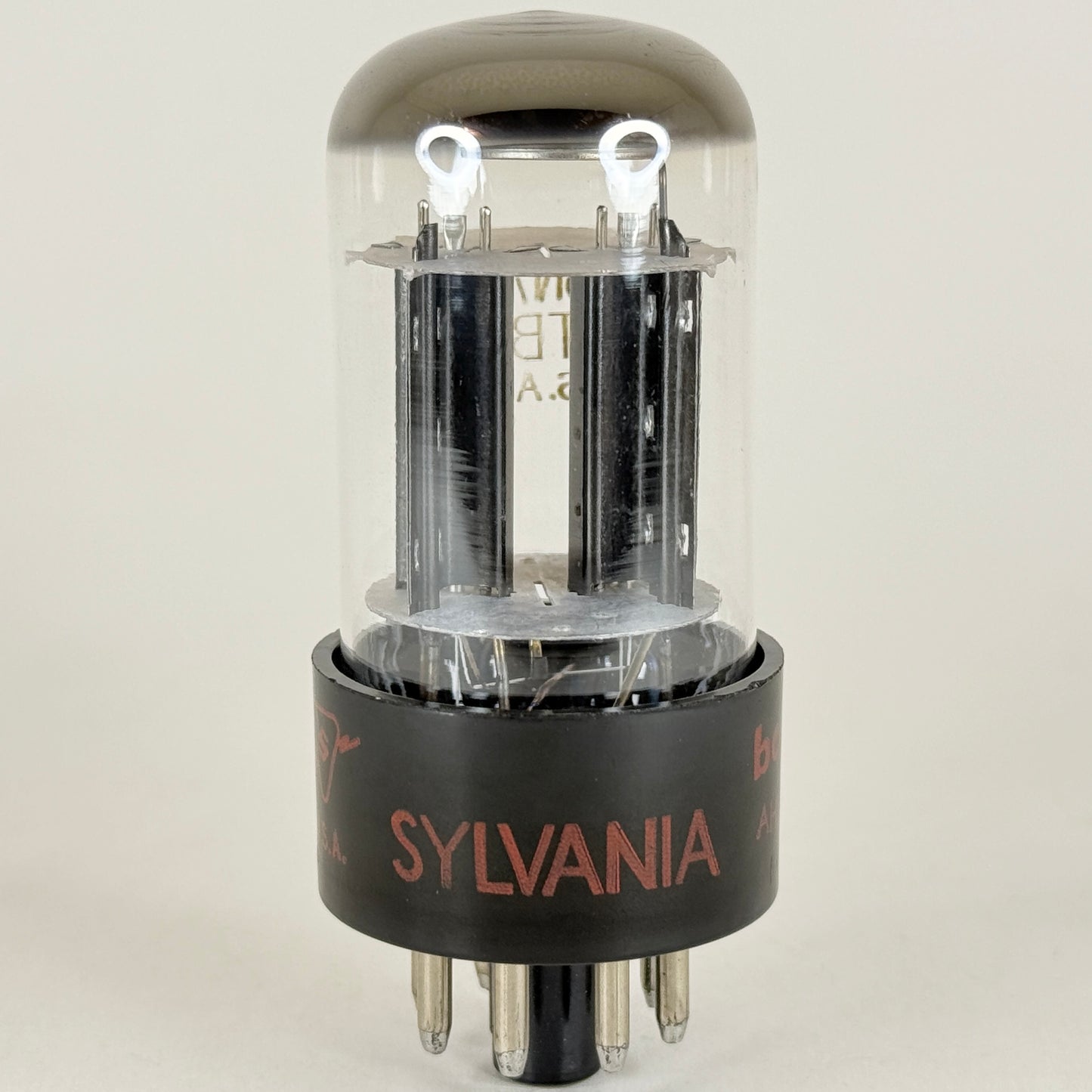 (1) Tested Balanced Sylvania 6SN7GTB Tube with Box Red Letter Code bc AHU 6SN7GT