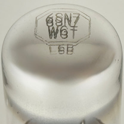 Tested Sylvania JAN CHS 6SN7WGT Tube Code 706 Mil Spec Black T Plates 6SN7GT