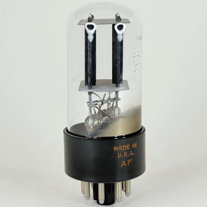 (1) Tested 1964 RCA 6SN7GTB Tube Tall Bottle Black Offset Plates Code AF 6SN7GT