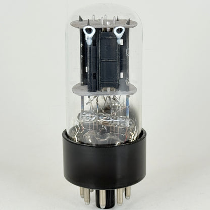 (1) Tested 1964 RCA 6SN7GTB Tube Tall Bottle Black Offset Plates Code AF 6SN7GT